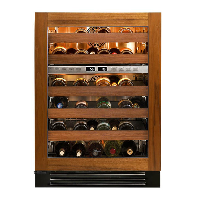 True Residential - Panel Ready/Glass - 5 Pullout Wine 1 Floor Cradle - Hinge Left (L)