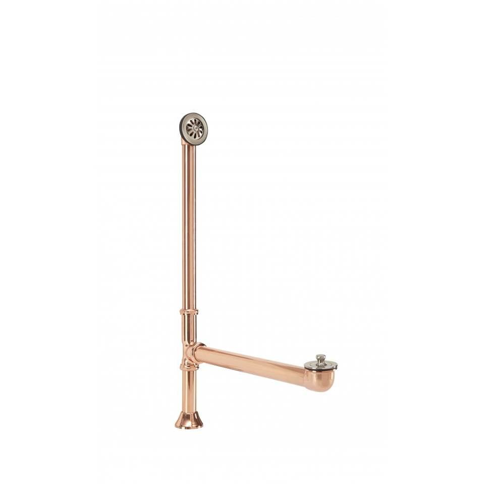 Thompson Traders - Tub Drain and Overflow Kit - Rose Gold and Nickel