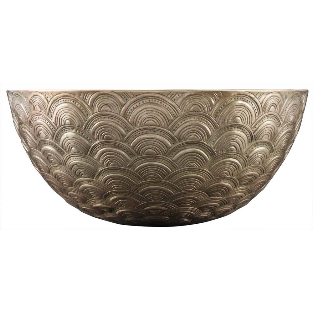 Thompson Traders - Guadalupe Art Deco - Antique Satin Gold
