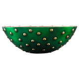 Thompson Traders - Altamira Green - Antique Satin Gold with Green Lacquer Exterior