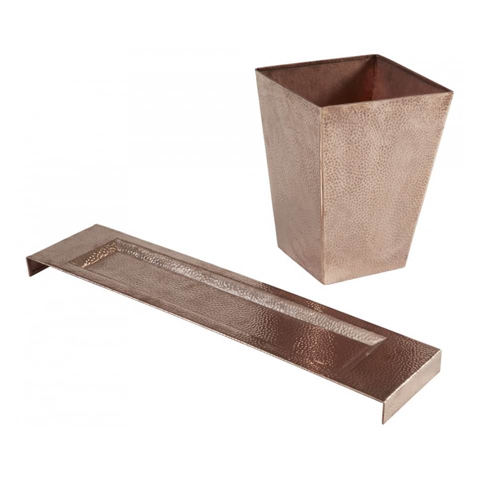 Thompson Traders - Hammered Rose Gold Tray - Hammered Rose Gold