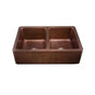 Thompson Traders - Quiroga Antique Copper Double Bowl - Antique Copper