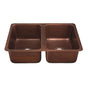 Thompson Traders - Villa Antique Copper Double Bowl - Antique Copper