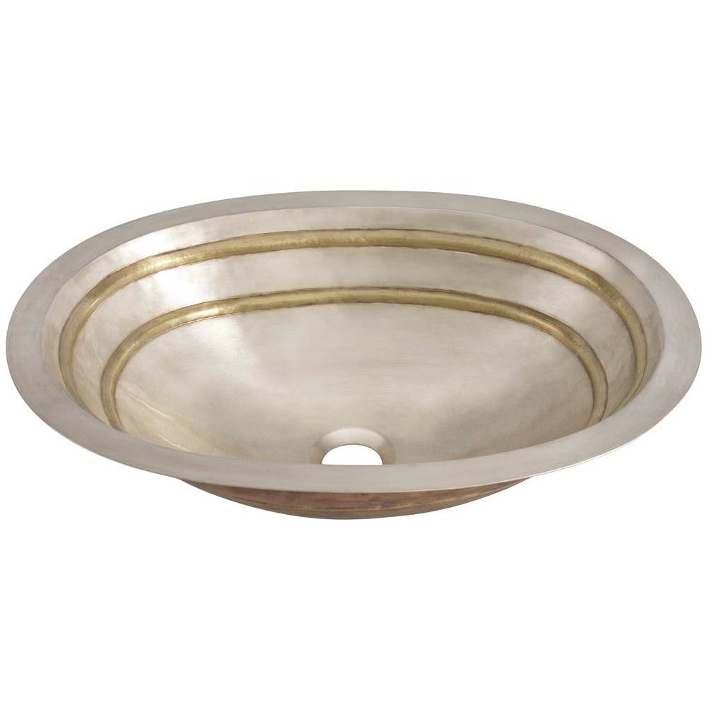 Thompson Traders - Quintana Bath Sink - Satin Brass and Burnished Nickel