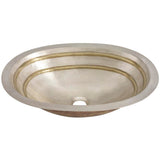 Thompson Traders - Quintana Bath Sink - Satin Brass and Burnished Nickel