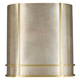 Thompson Traders - Quintana Range Hood - Satin Brass and Burnished Nickel