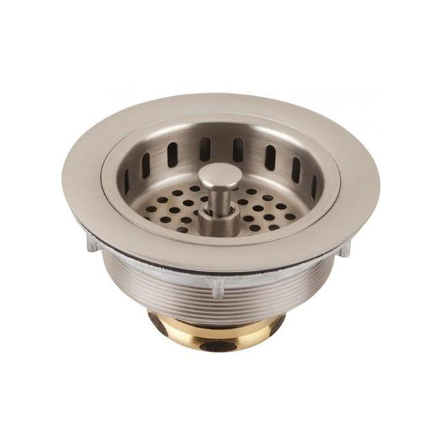 Thompson Traders - Brushed Nickel Disposal Flange and Stopper - Brushed Nickel