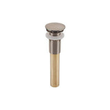 Thompson Traders - Brushed Nickel Soft Touch Pop Up - Brushed Nickel Finish