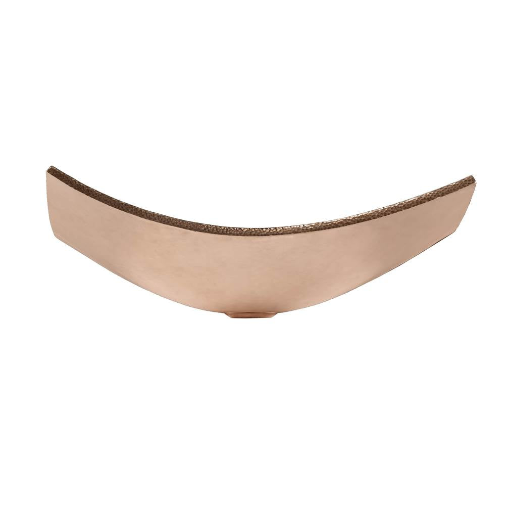 Arandas Solid Rose Gold Hammered