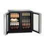 U Line - Glass Refrigerator 36'' Integrated 115v - Integrated