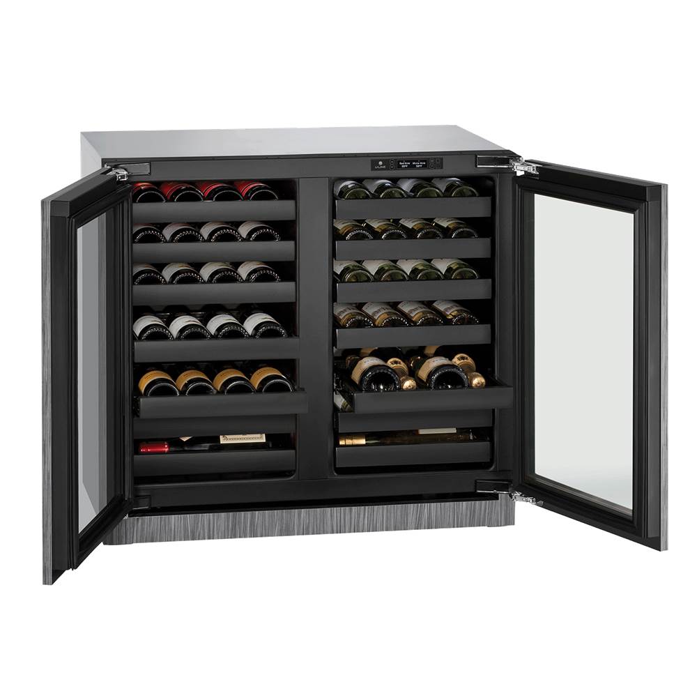 U Line - Wine Captain 36'' Integrated Solid 115v - Integrated