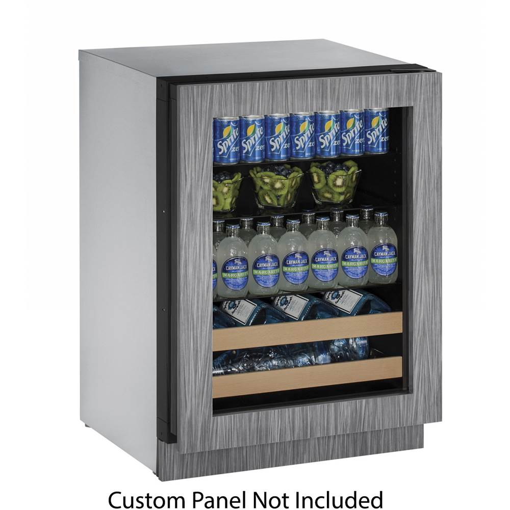 U Line - Beverage Center 24'' Reversible Hinge Integrated 115v - Integrated