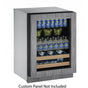 U Line - Beverage Center 24'' Reversible Hinge Integrated 115v - Integrated
