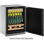 U Line - Beverage Center 24'' Reversible Hinge Integrated Solid 115v - Integrated