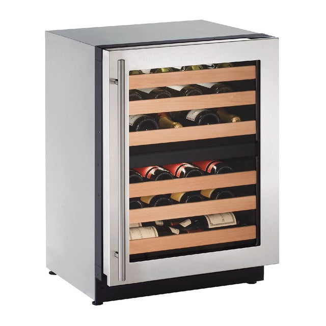 U Line - Wine Captain 24'' Reversible Hinge Stainless 115v - Stainless