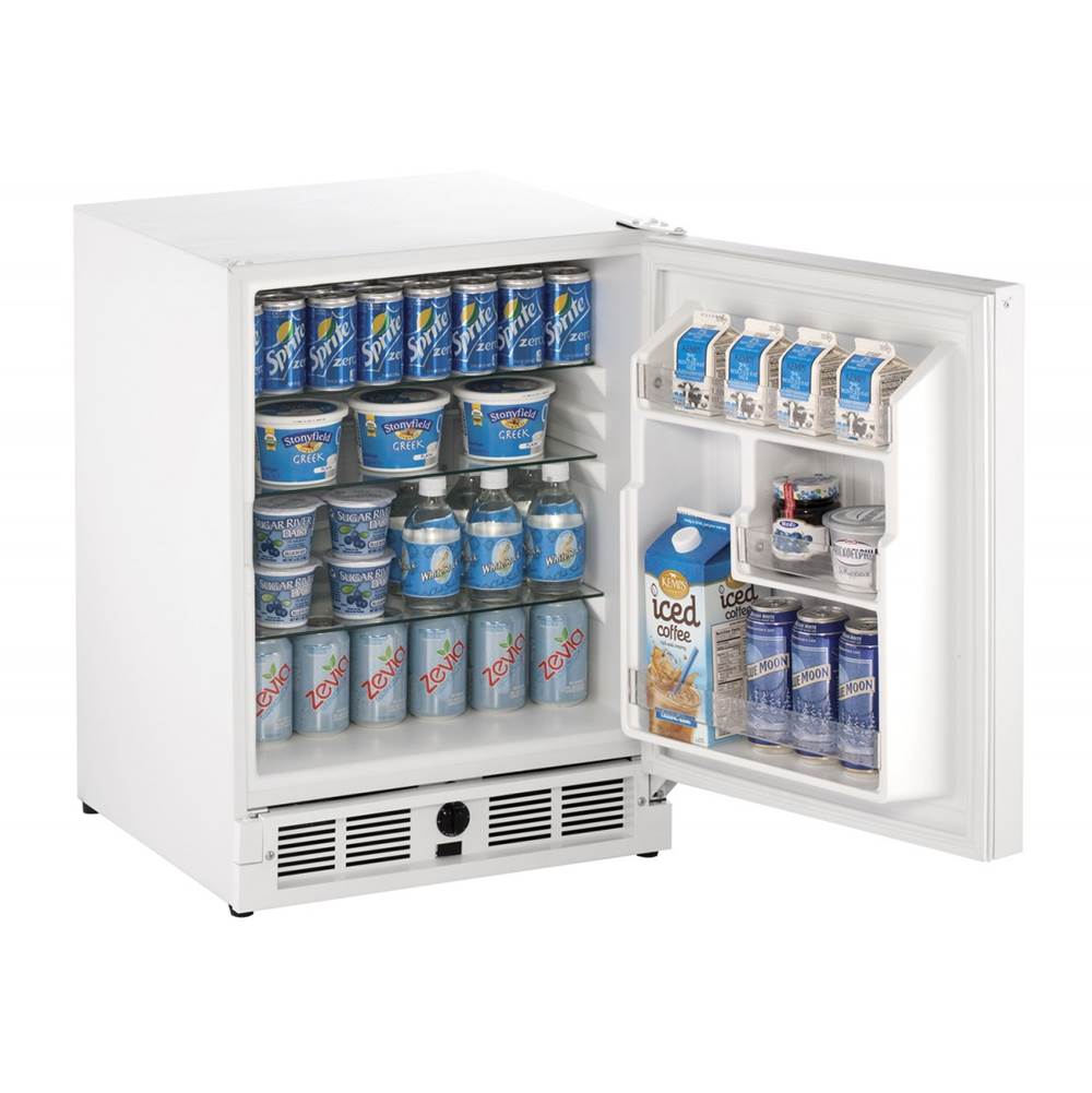 U Line - Solid Refrigerator 21'' Reversible Hinge White 115v - White