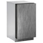 U Line - Clear Ice Machine 18'' Pump Reversible Hinge Integrated Solid 115v - Integrated