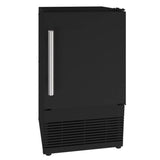 U Line - Ice Maker 14'' Reversible Hinge Black Solid 115v - Black