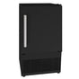 U Line - Ice Maker 14'' Reversible Hinge Black Solid 115v - Black