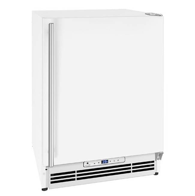 U Line - Combo Frost Free 21'' Reversible Hinge White Solid 115v - White