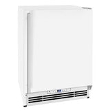 U Line - Combo Frost Free 21'' Reversible Hinge White Solid 115v - White