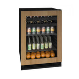 U Line - Beverage Center 24'' Reversible Hinge Integrated Frame 115v - Integrated Frame