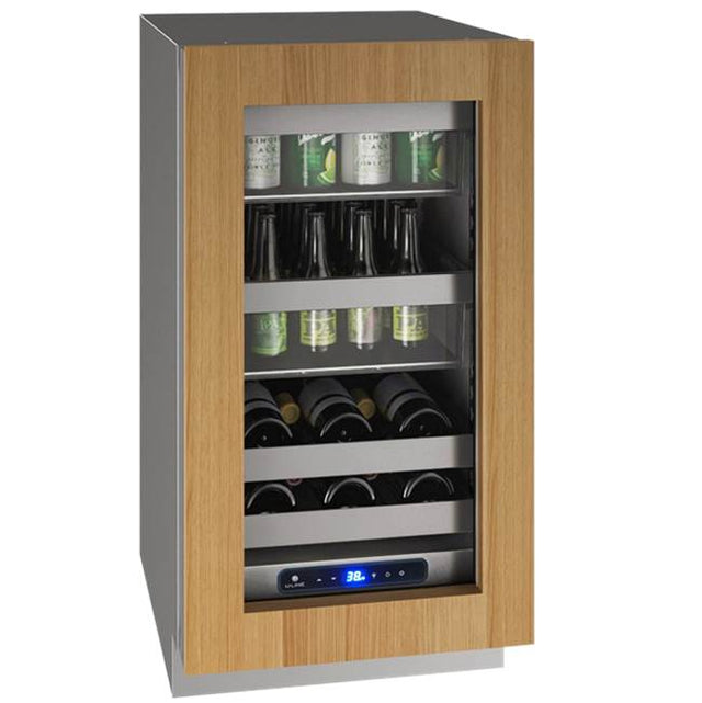 U Line - Beverage Center 18'' Reversible Hinge Integrated 115v - Integrated