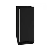 U Line - Solid Refrigerator 15'' Reversible Hinge Black Solid 115v - Black