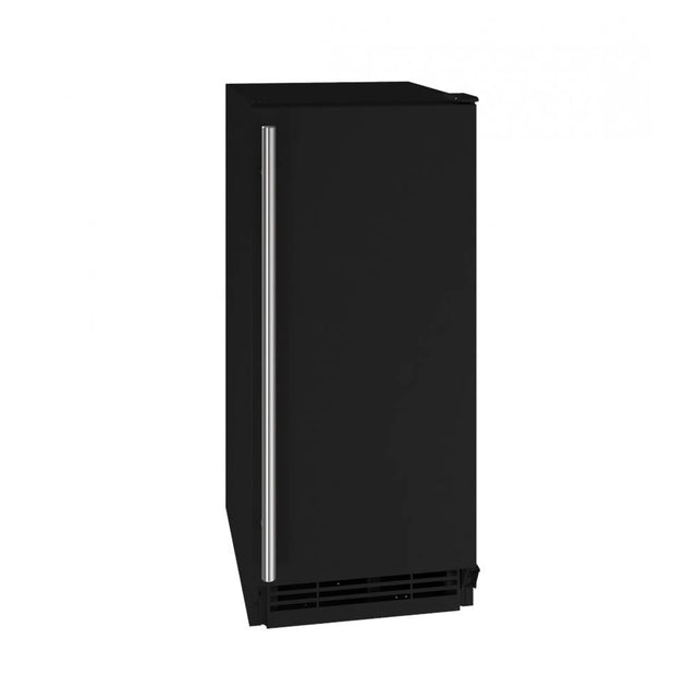 U Line - Solid Refrigerator 15'' Reversible Hinge Black Solid 115v - Black