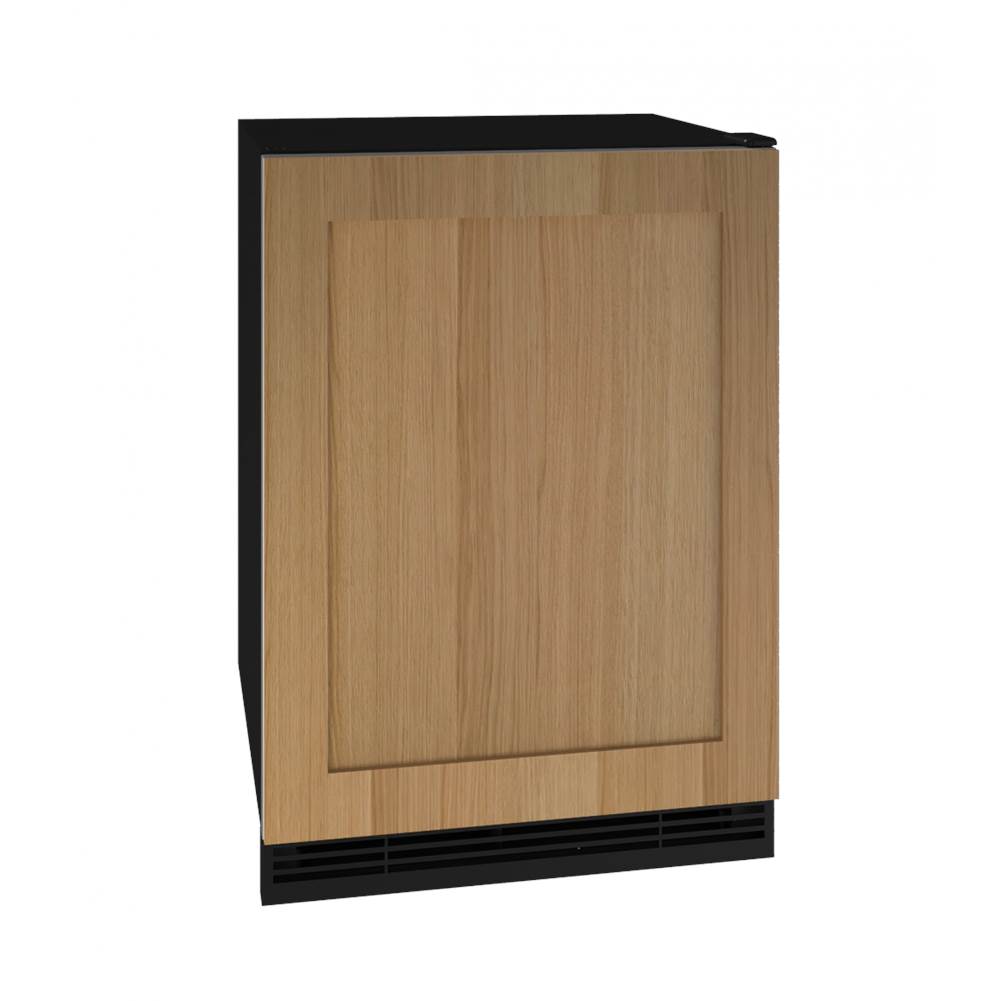 U Line - Solid Refrigerator 24'' Reversible Hinge Integrated Solid 115v - Integrated Solid