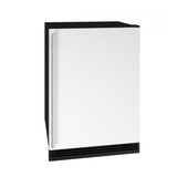 U Line - Solid Refrigerator 24'' Reversible Hinge White Solid 115v - White