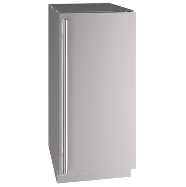 U Line - Solid Refrigerator 15'' Reversible Hinge Stainless 115v - Stainless