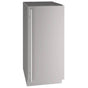 U Line - Solid Refrigerator 15'' Reversible Hinge Stainless 115v - Stainless