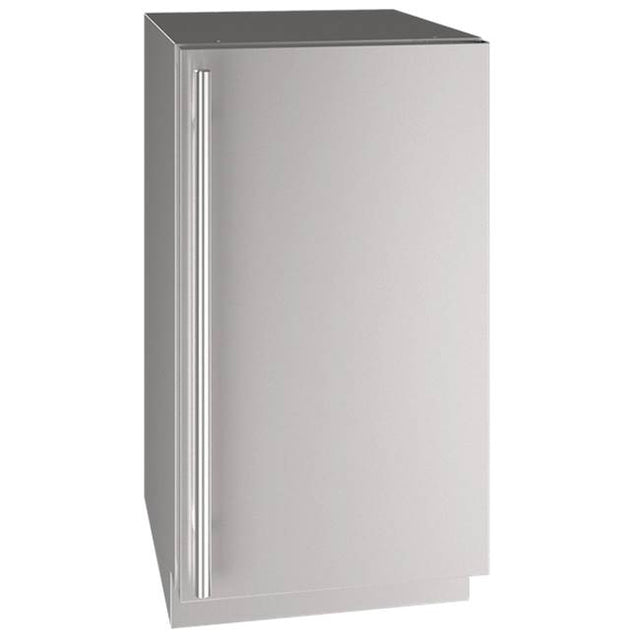 U Line - Solid Refrigerator 18'' Reversible Hinge Stainless 115v - Stainless