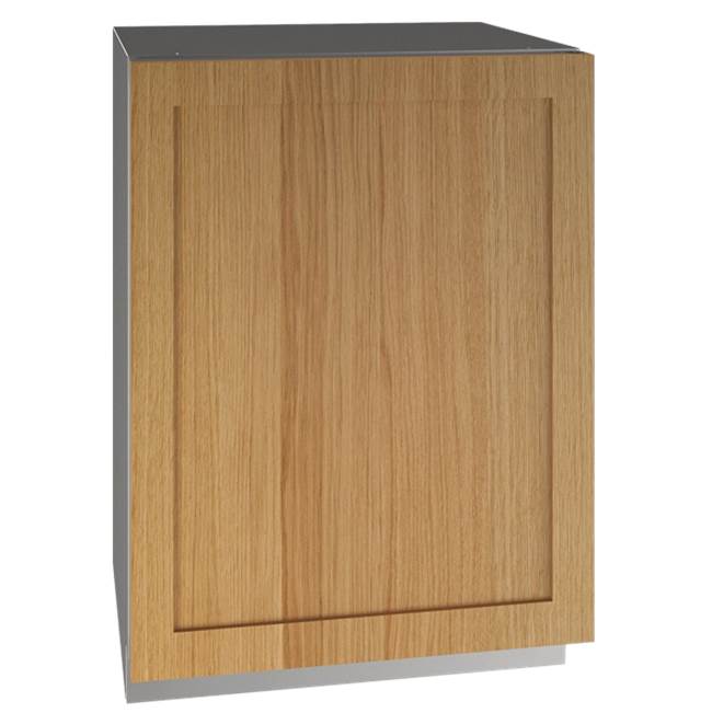 U Line - Solid Refrigerator 24'' Reversible Hinge Integrated 115v - Integrated
