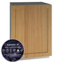 U Line - Solid Refrigerator 24'' Reversible Hinge Integrated Solid 115v BrightShield - Integrated