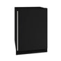 U Line - Combo Frost Free 24'' Reversible Hinge Black Solid 115v - Black
