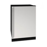 U Line - Combo Frost Free 24'' Reversible Hinge White Solid 115v - White