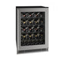 U Line - Wine Captain 24'' Reversible Hinge Stainless Frame 115v - Stainless