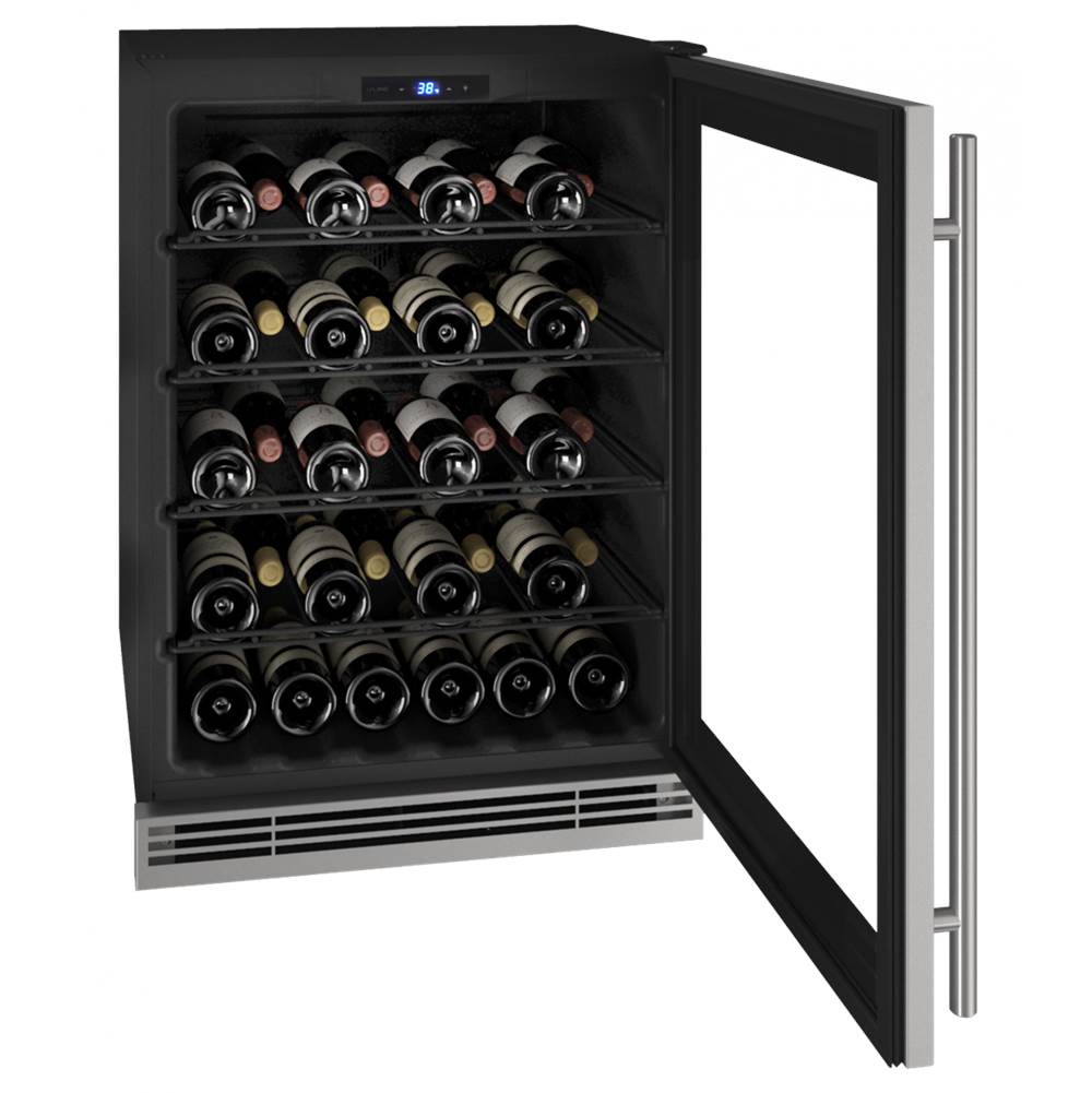Wine Captain 24'' Reversible Hinge Stainless Frame 115v