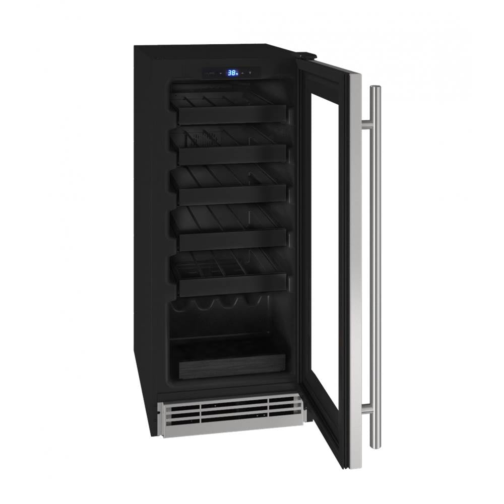 Wine Captain 15'' Reversible Hinge Black Frame 115v