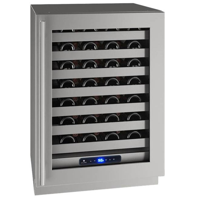 U Line - Wine Captain 24'' Lock Left Hinge Stainless 115v - Stainless