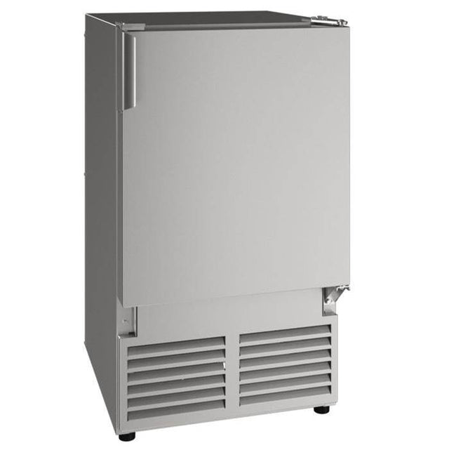 U Line - Marine Ice No Flange 14'' Reversible Hinge Stainless Solid 115v - Stainless