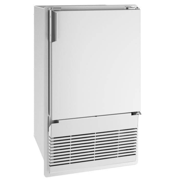 U Line - Marine Ice Flange To Cabinet 14'' Reversible Hinge White Solid 115v - White