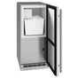 U Line - Outdoor Ice Maker 15'' Reversible Hinge Stainless 115v - Stainless