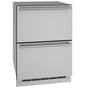 U Line - Outdoor Refrigerator Drawer 24'' Stainless 115v - Stainless