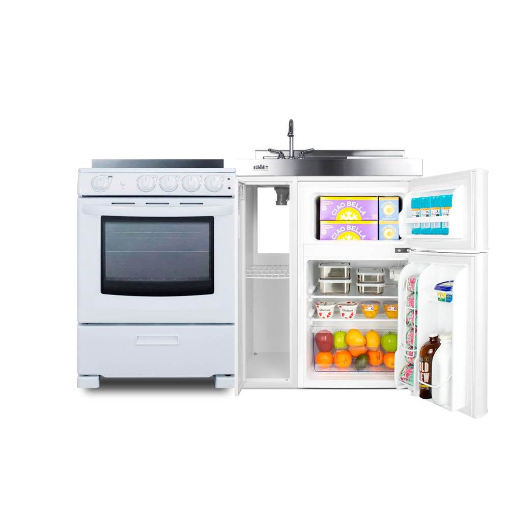 54'' Wide All-in-One Kitchenette with Electric Range