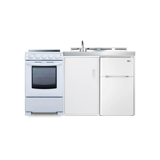 Summit Appliance - 60'' Wide All-in-One Kitchenette with Electric Range