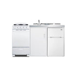 Summit Appliance - 60'' Wide All-in-One Kitchenette with Gas Range