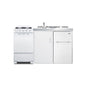 Summit Appliance - 60'' Wide All-in-One Kitchenette with Gas Range